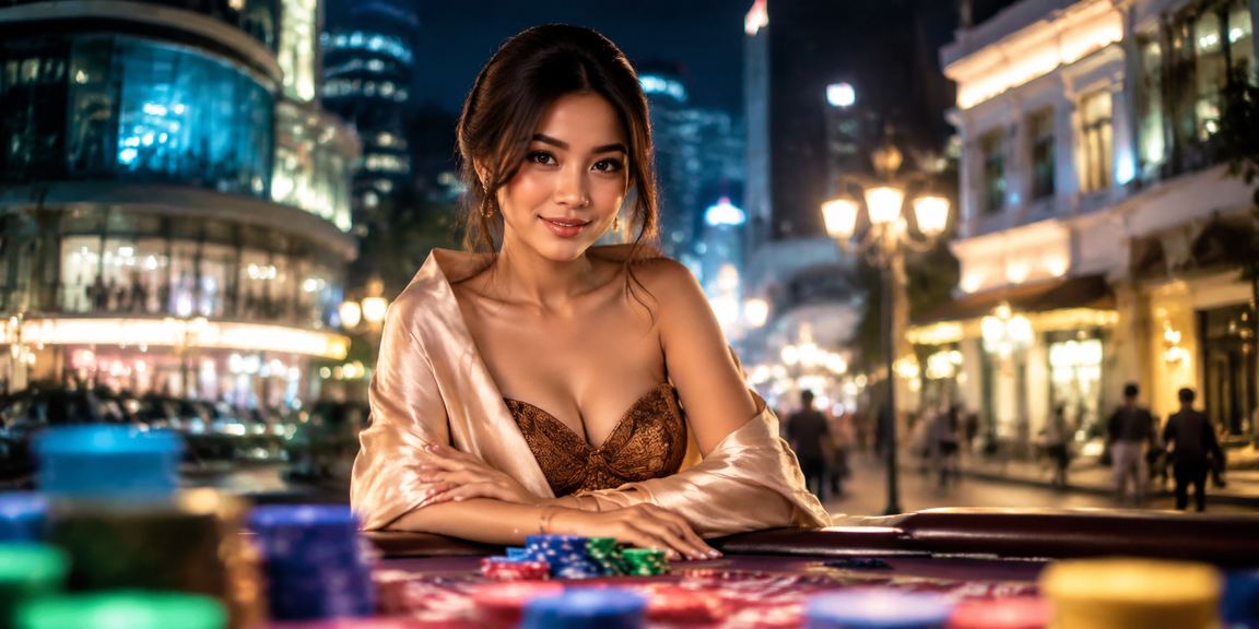 Suasana hiburan malam modern dengan layar besar menampilkan pertandingan olahraga